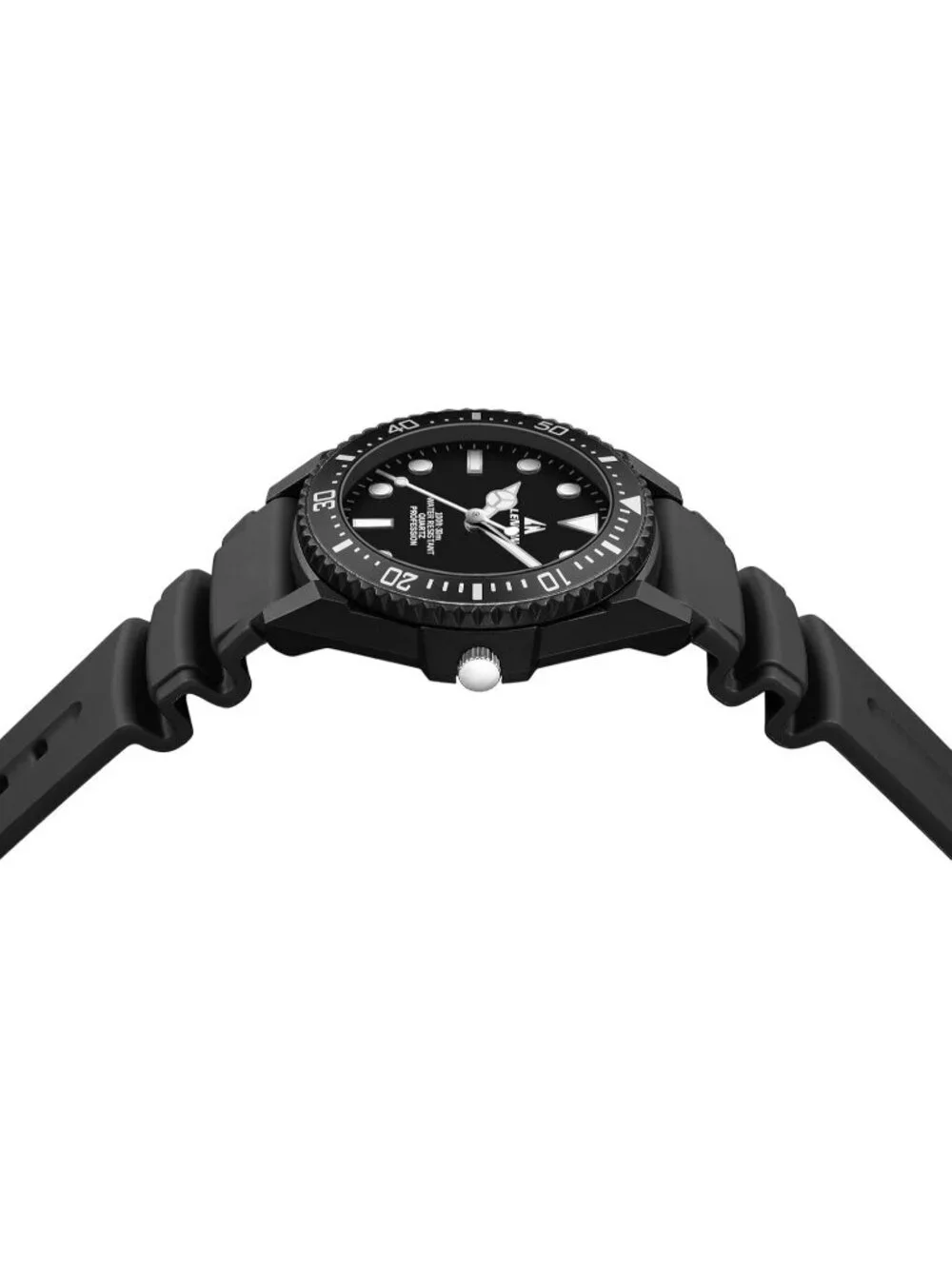 Men's Black Analog Quartz Leather Waterproof Luminous Luxury Casual Wrist Watch